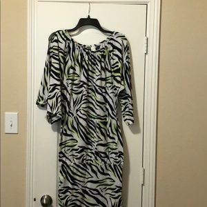 Zebra print dress